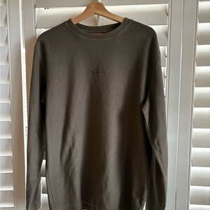 Rhythm Olive Green Terry Long Sleeve T Shott